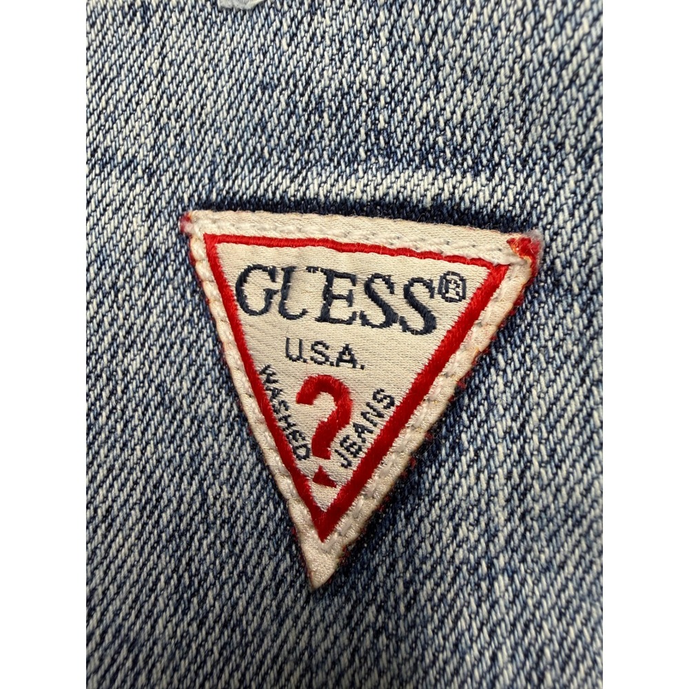 Guess Jeans Women 26 Straight Leg Patchwork Raw Hem Vintage Style W71AC4R2190 - Picture 11 of 13
